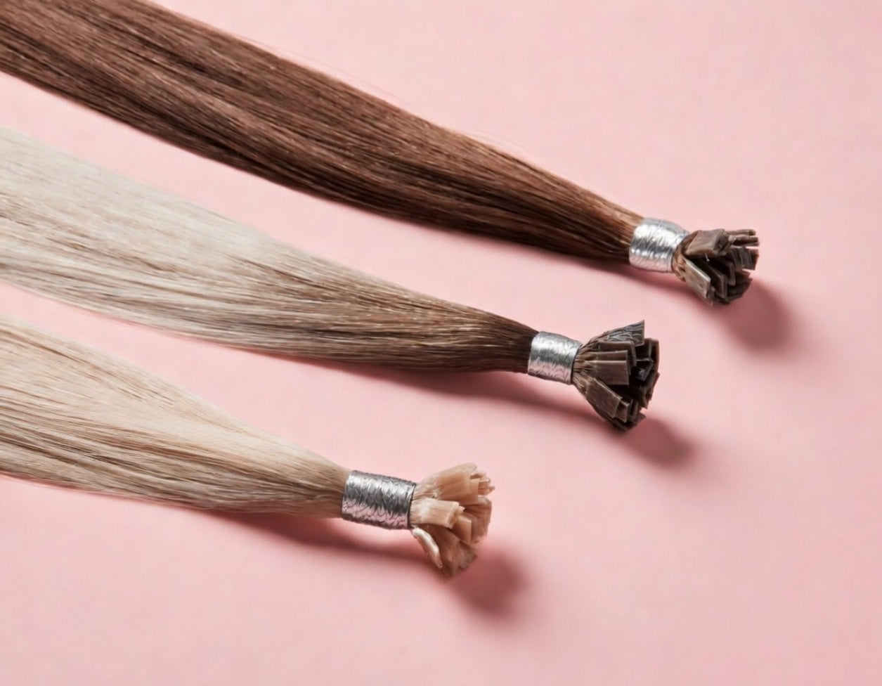 Extensões Nano-Queratina com cabelo 100% humano Remy e cápsulas invisíveis. Luxo e naturalidade StoreKHair.