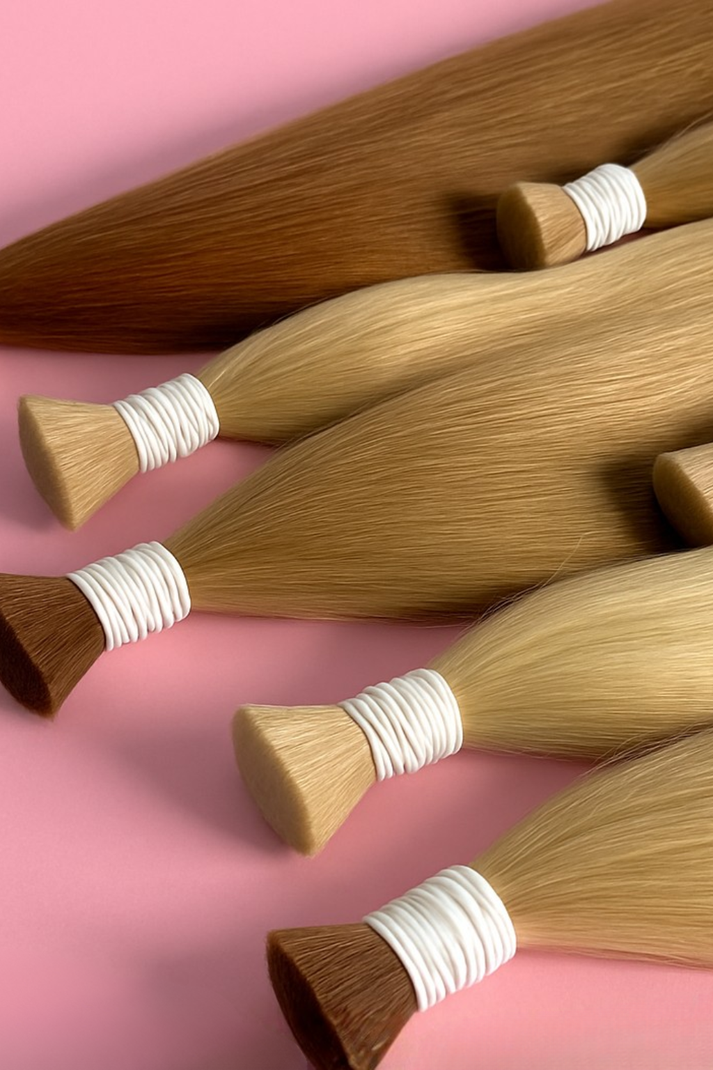 Cabelo no Elástico KHairStore – Bulk Hair humano Remy Premium para profissionais e técnicas personalizadas