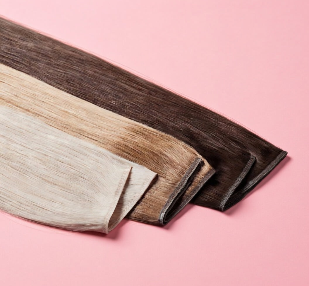 Extensões em banda 100% humanas, macias e duráveis. StoreKHair – referência em cabelo premium na Europa.