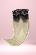 Extensions à clips en cheveux humains