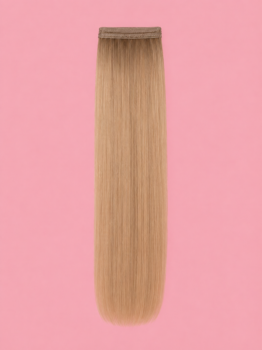 Cabelo em Banda Loiro Mechado Mariah 100% Cabelo Humano