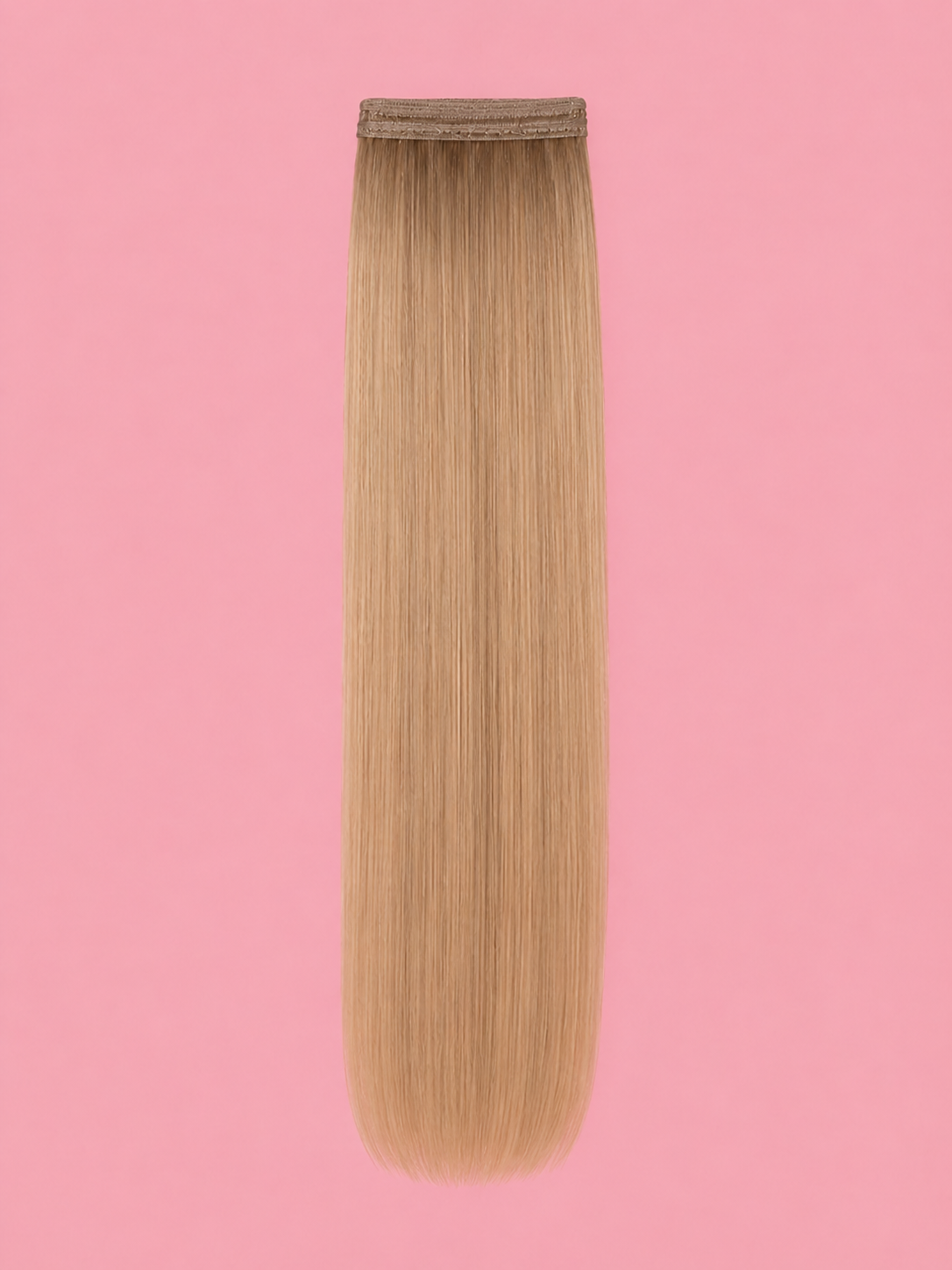Cabelo em Banda Loiro Mechado Mariah 100% Cabelo Humano