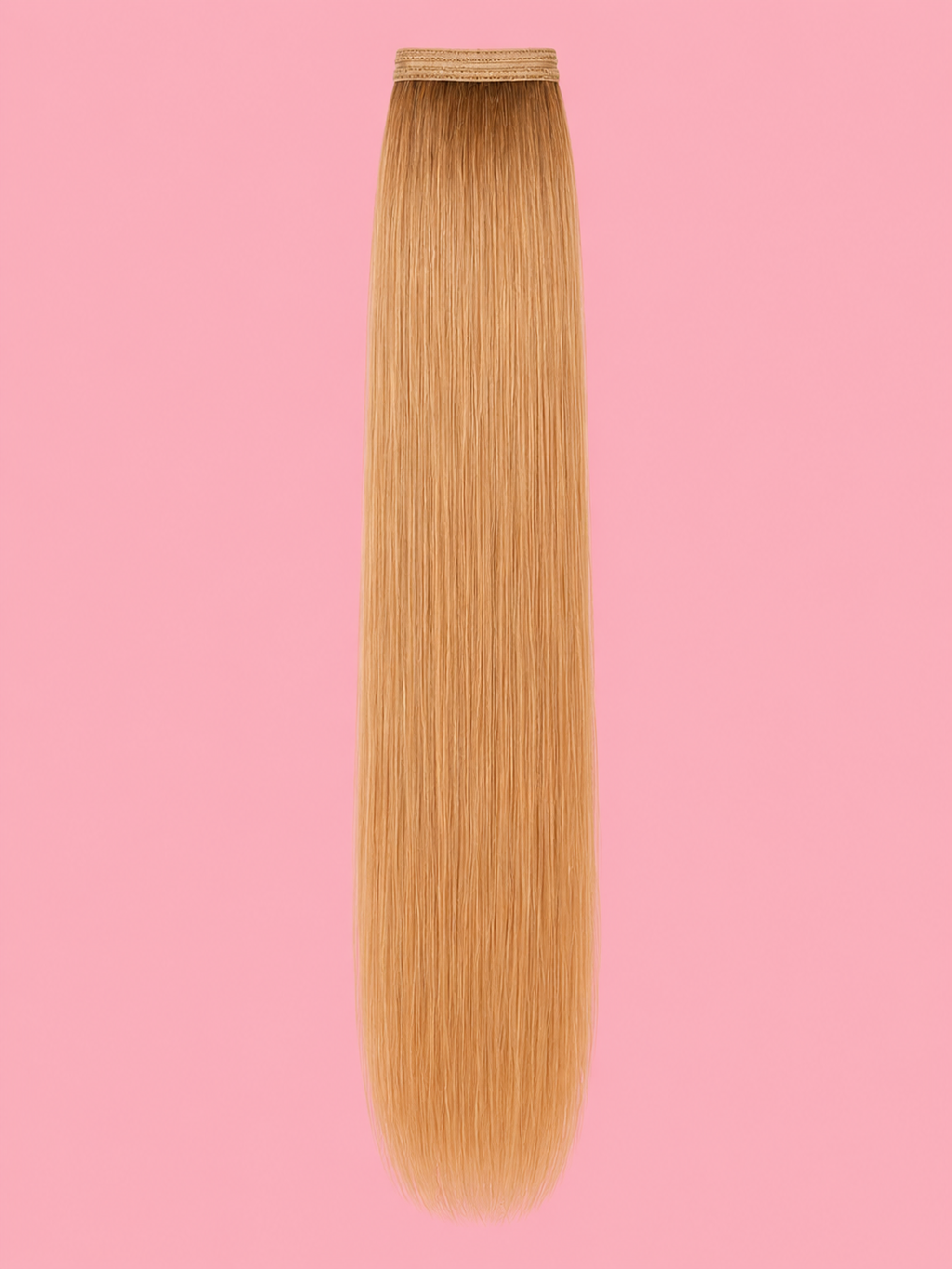 Cabelo em Banda Loiro Mel Dourado Rafa 100% Cabelo Humano.