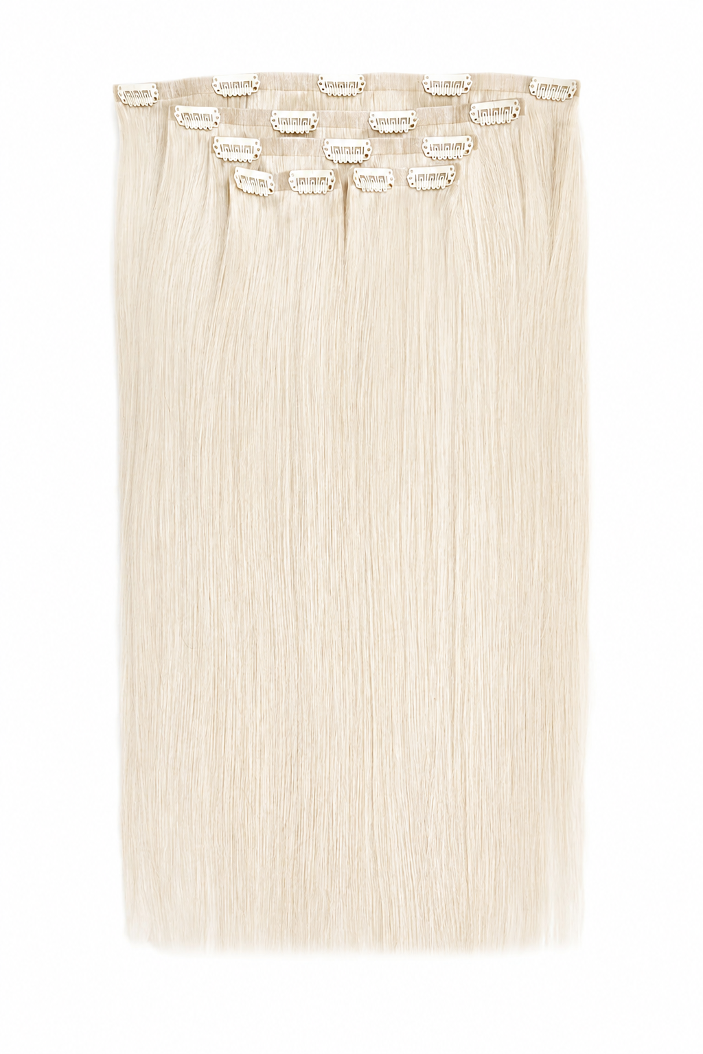 Cabelo Humano Clip-In Loiro Ice Blonde