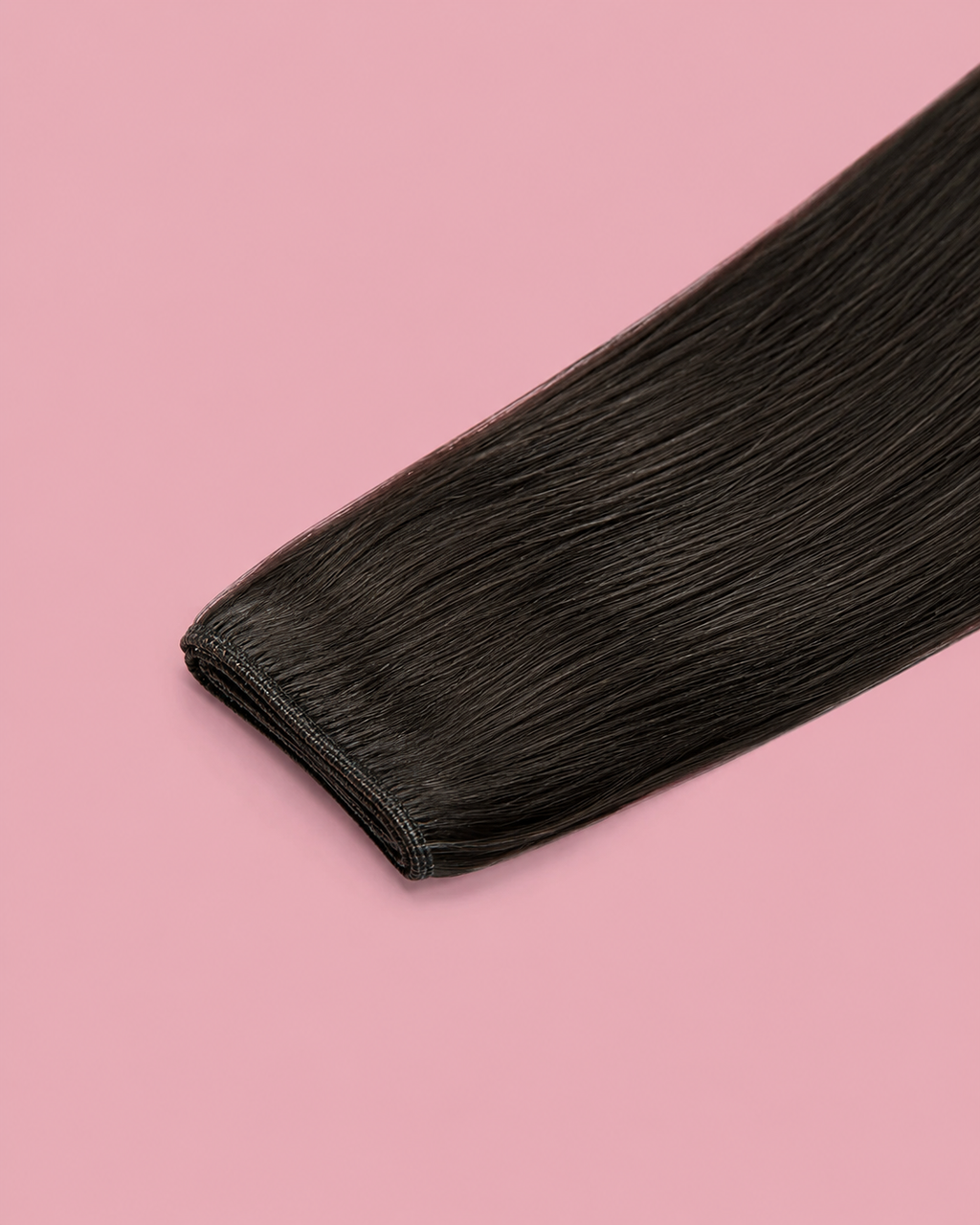 Cabelo em banda castanho escuro liso K Hair Store
